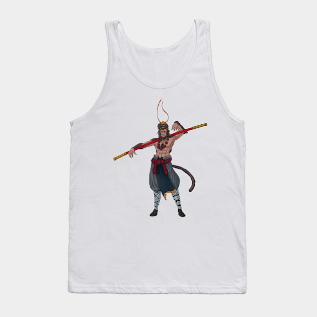 Monkey King / Sun Wu Kong Tank Top by Sopzz